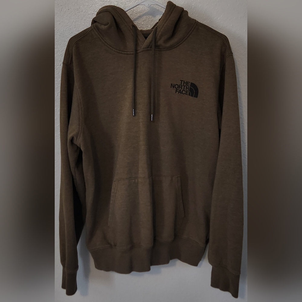 The North Face Green Hoodie, Mens Medium, Preloved